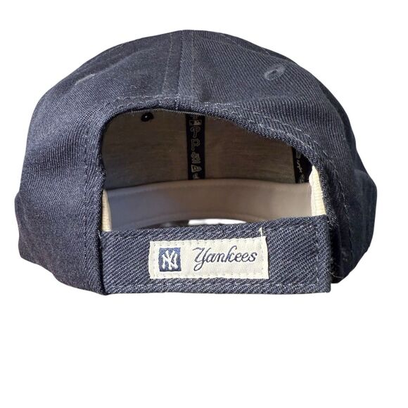 New York Yankees Strapback Cap Hat Navy Blue MLB Genuine Merchandise One Sz NEW - Picture 5 of 11